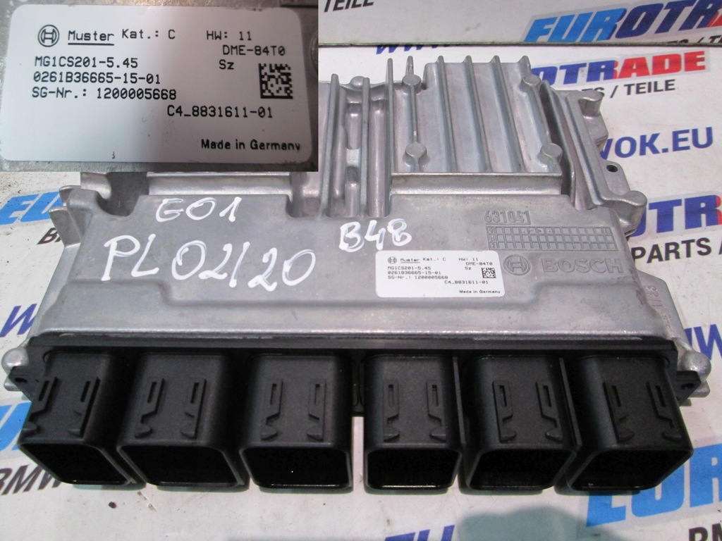 фото №11, Bmw g01 g05 g11 g20 g30 бортовой компьютер двигателя 9798769