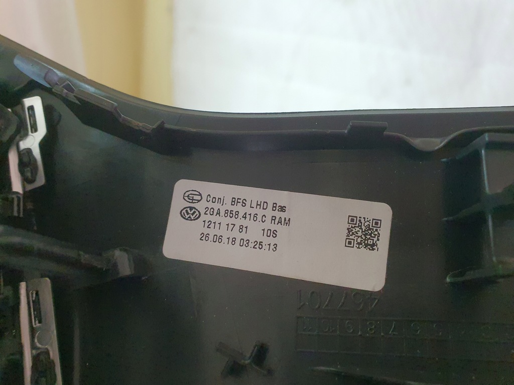 фото №6, Dekor молдинг консолі vw t-roc решітка обдув