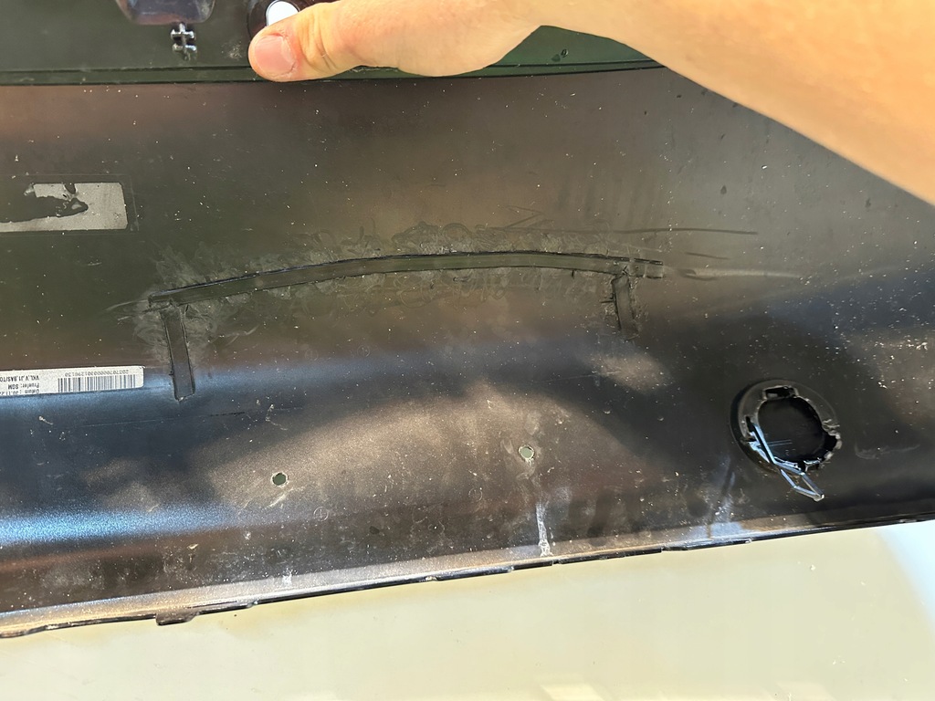 фото №9, Porsche taycan 9j1 бампер перед передний