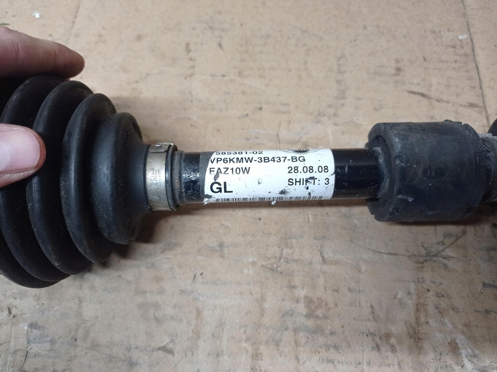 фото №3, Привідний вал ліва короткий шарнір mini cooper r56 оригінал