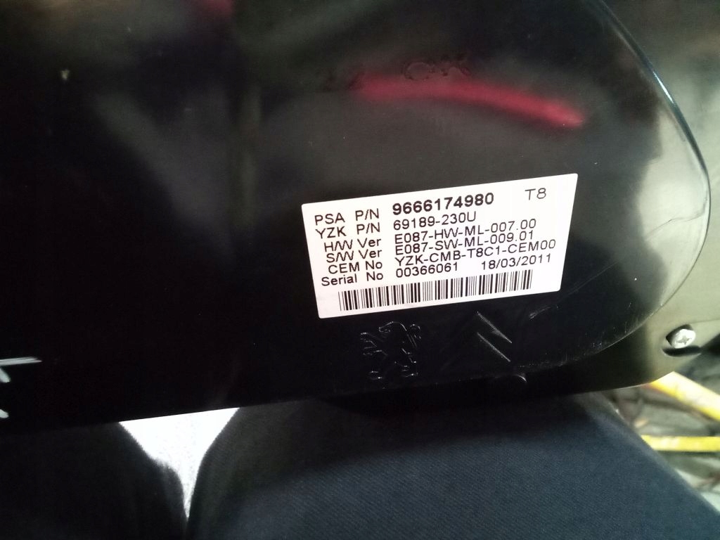 фото №8, Peugeot 3008 i счетчик приборы 9666174980