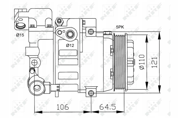 фото №11, Компресор кондиціонера do db a140 1997-2004