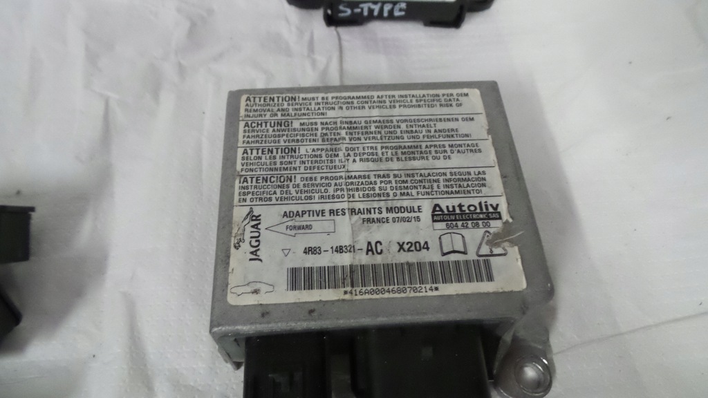 фото №8, Jaguar s-type lift датчик подушка безопасности 4r83-14b321-ac