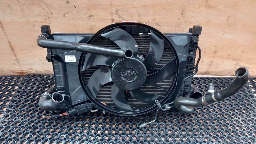 фото №1, Mercedes slk 200 r171 1.8 вентилятор комплект радіатор autom