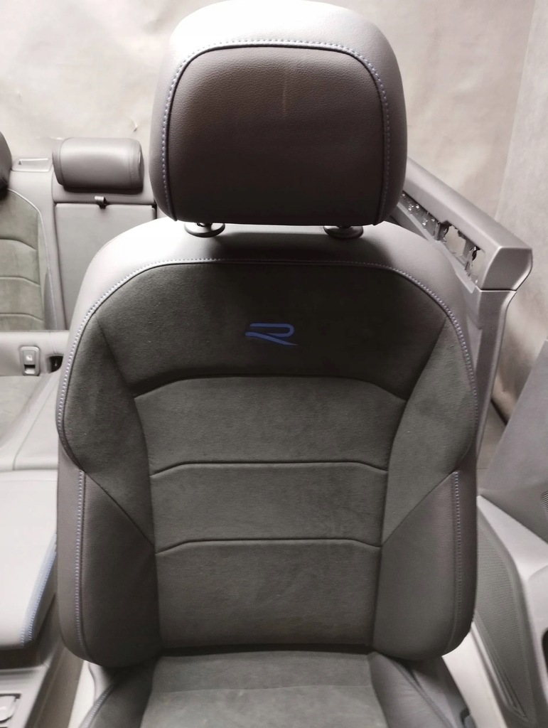 фото №10, Vw arteon r сиденья обшивки alcantara карбон