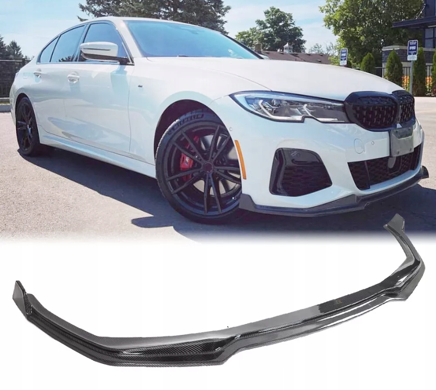 фото №13, Bmw g20 g21 18-22 накладка бампера спліттер m performance m sport карбон