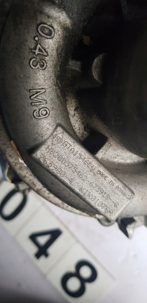 фото №3, Турбина турбонагнетатель renault scenic grant 07-09