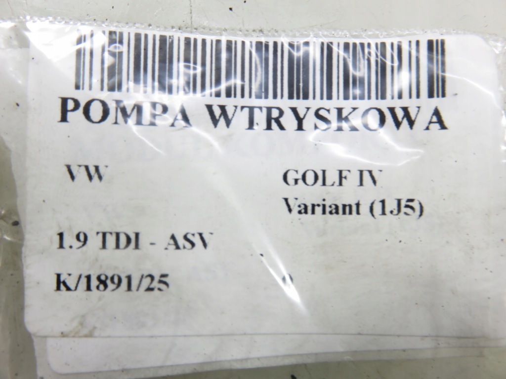 Насос впрыскная vw golf iv 1.9 tdi 038130107d 0460404977 Киев