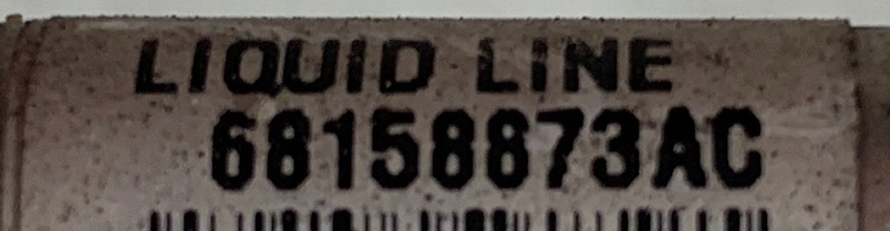 фото №5, U2 dodge challenger 15- шланг wąż трубка кондиционера 68158873ac