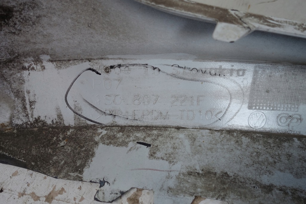 фото №10, Vw up lift 2016- бампер перед передній 1s0807221f