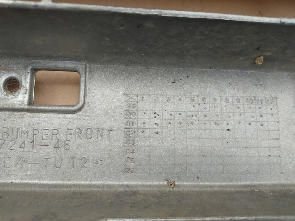 фото №12, Mitsubishi pajero 00-03 бампер передний