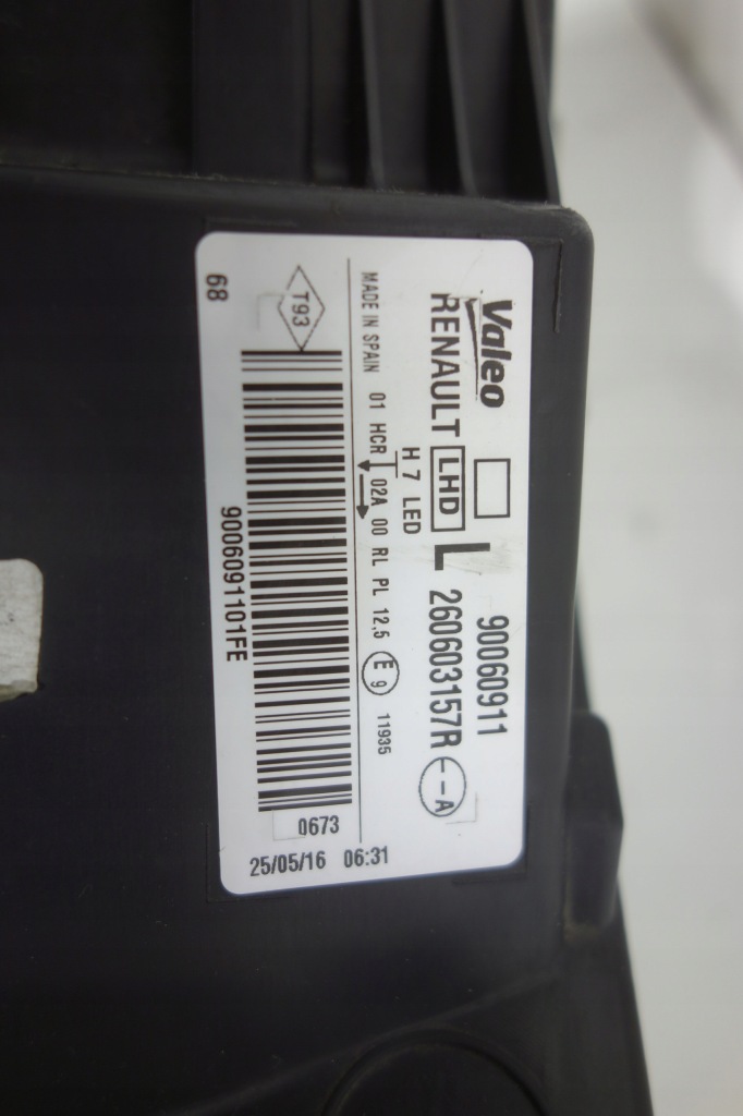 фото №4, Лампа перед ліва renault megane iv 15- 260603157r