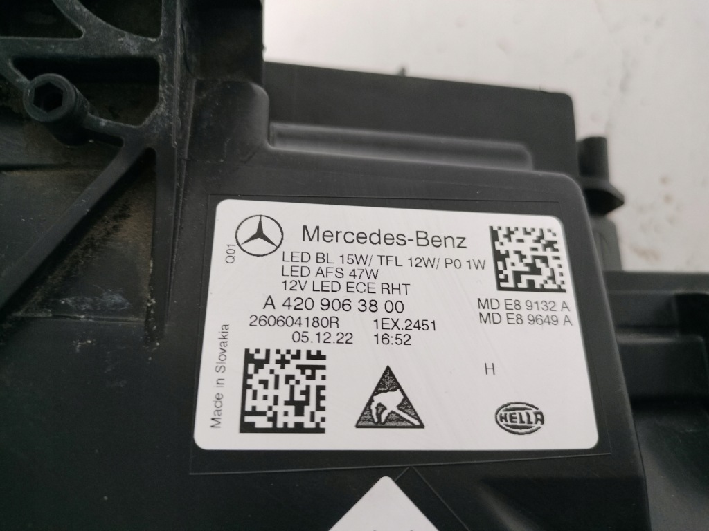 Фара ліва фара mercedes citan w420 full led Ціна