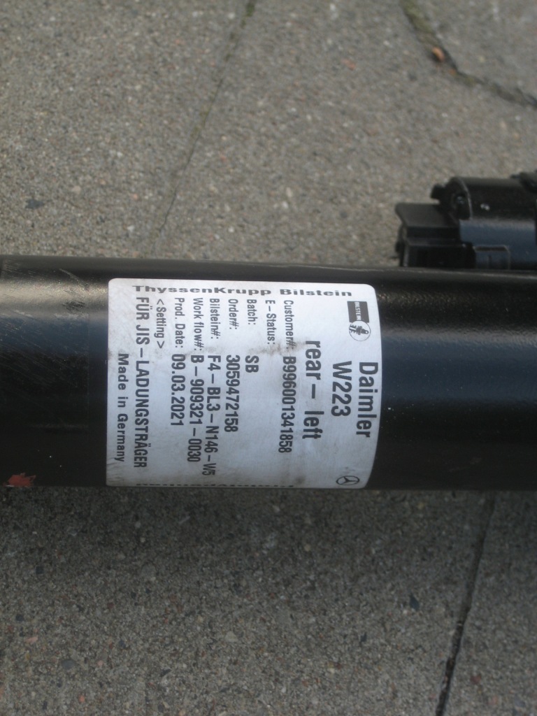 фото №7, Mercedes 223 s klasa 21-24r амортизатор задня лівий