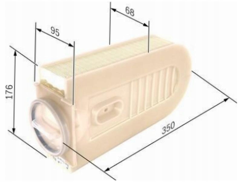 фото №6, Фильтр воздуха mercedes klasa m w166 2.1 slk r172 2.1 klasa glk 2.1