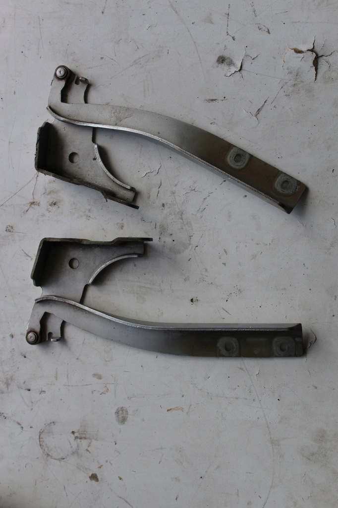 фото №1, Fiat grande punto evo петли капот комплект серебристый