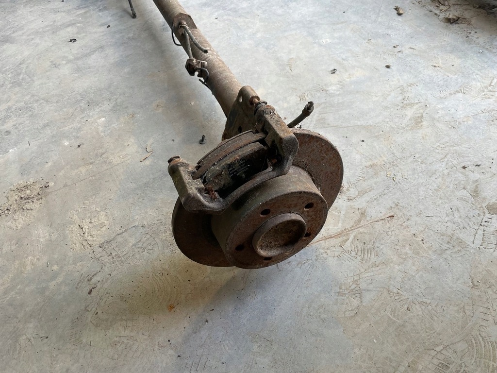 фото №5, Балка підвіска задня renault master ii movano гальмівні диски з abs