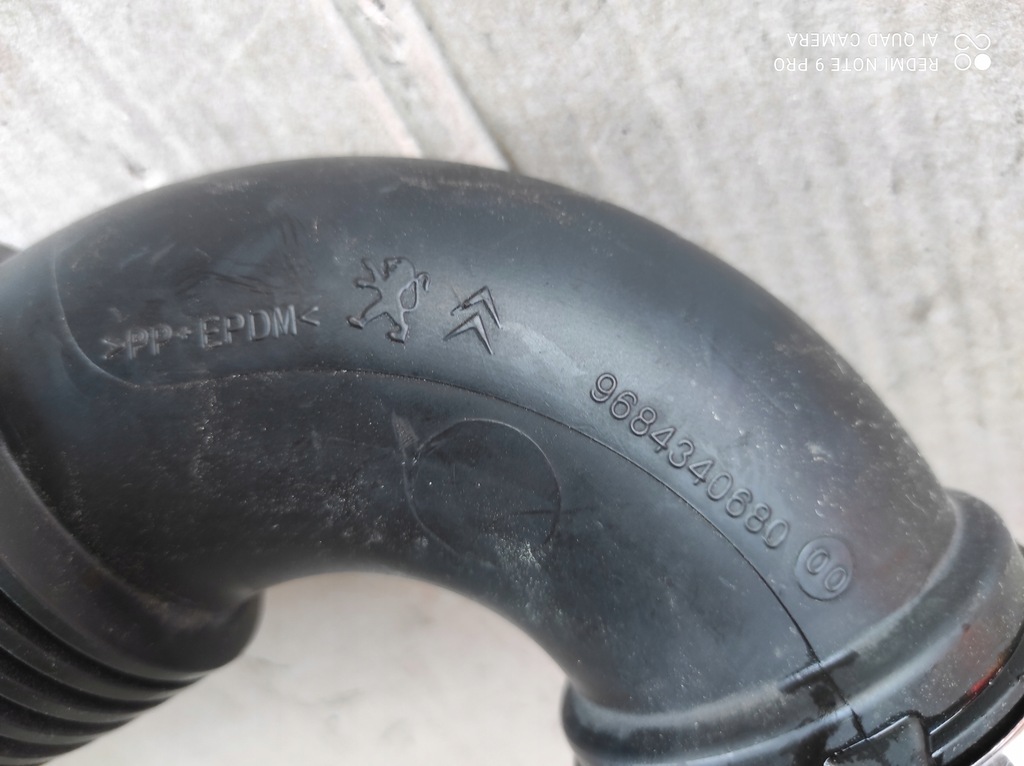 фото №5, Citroen c5 iii труба wąż воздухозаборник воздуха 3.0 hdi