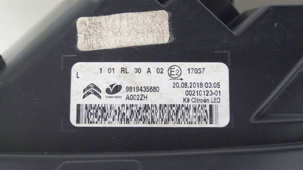 Citroen berlingo 4 iv multispace 18-23 led левый drl фонарь Доставка