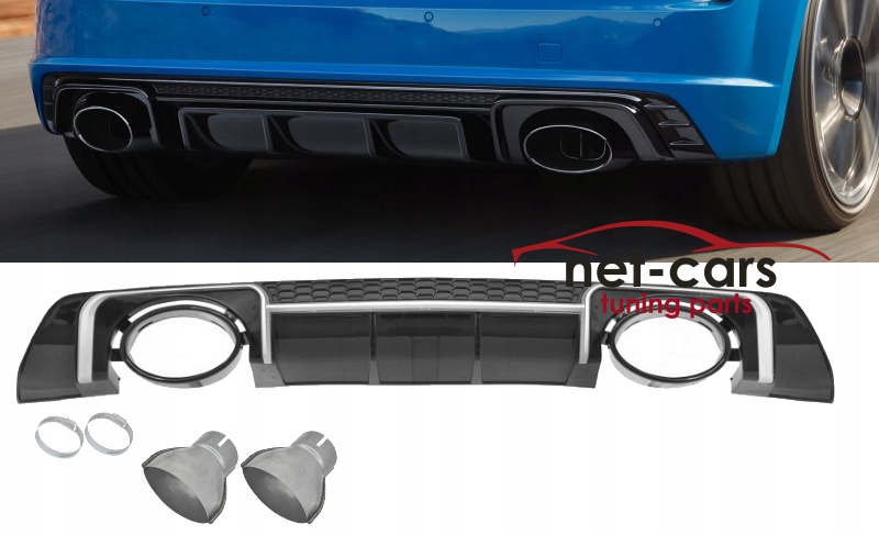 фото №1, Audi tt 8s fv 14 - диффузор спойлер образец rs ttrs