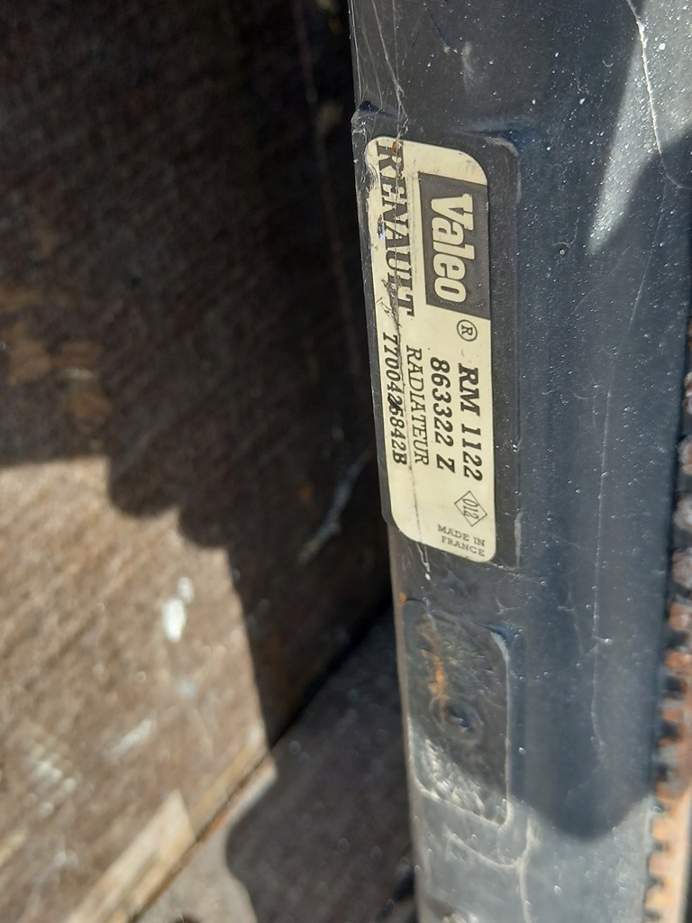 фото №4, Renault scenic 1.9 tdi комплект радиатор