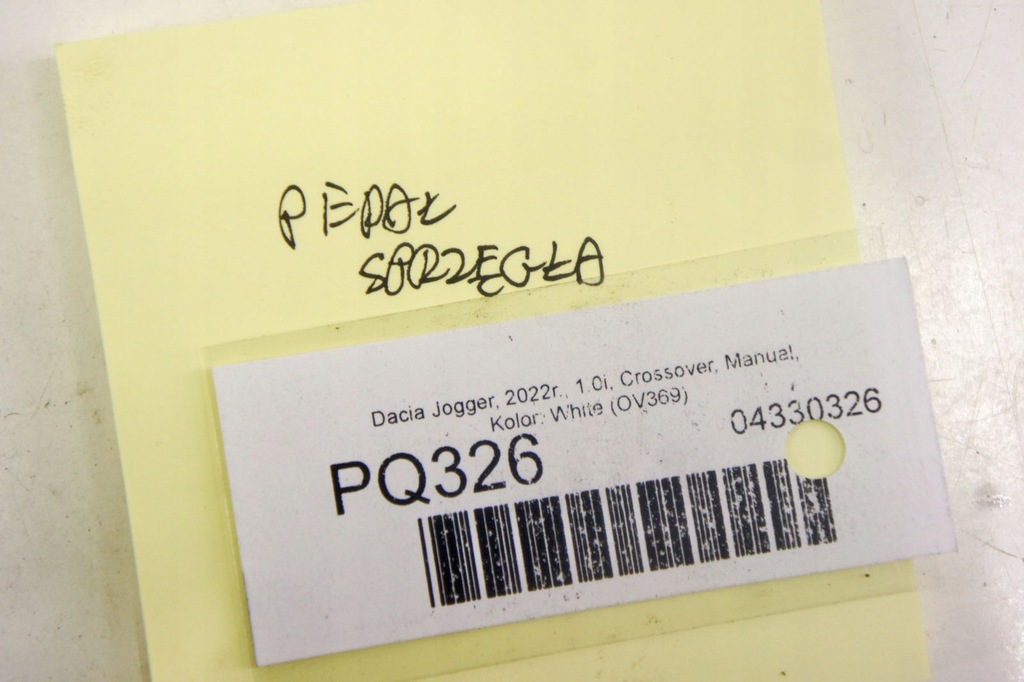 фото №5, Pq326 dacia jogger 1.0i педаль сцепления