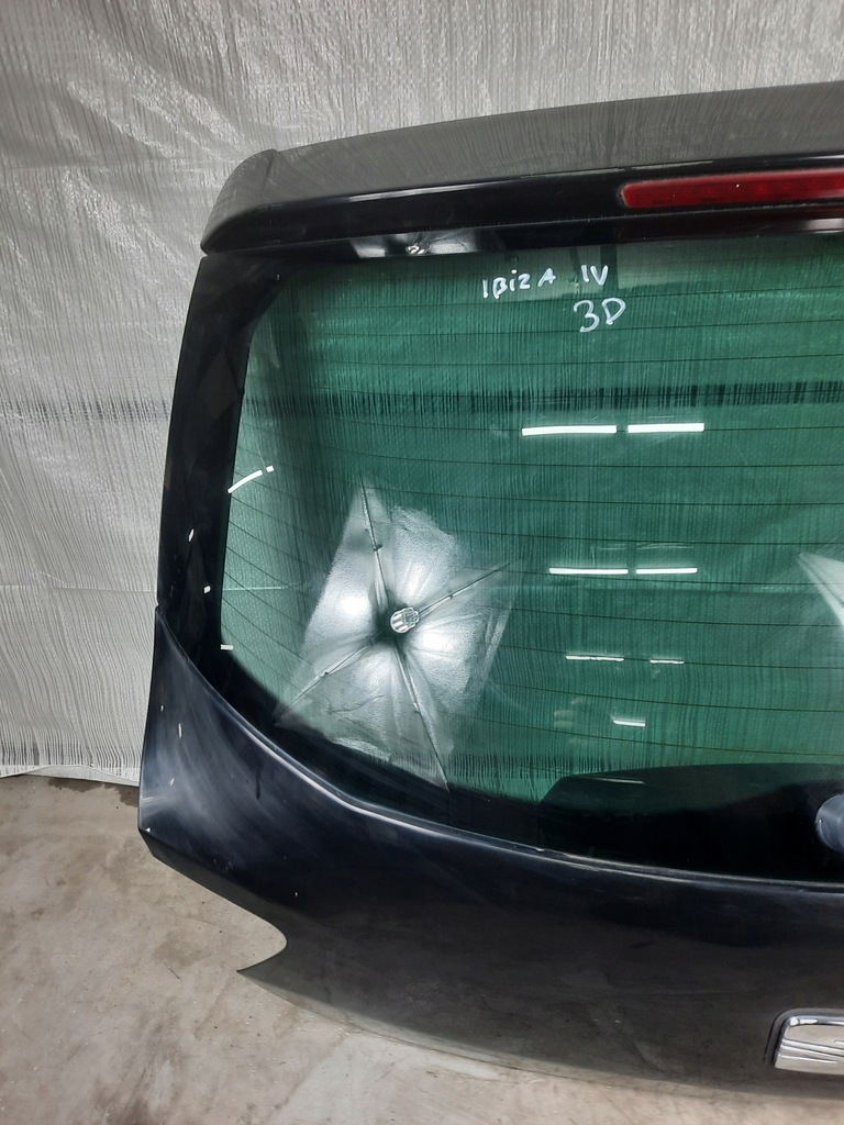 фото №5, Seat ibiza 6j iv 3d крышка багажника багажника lz9y