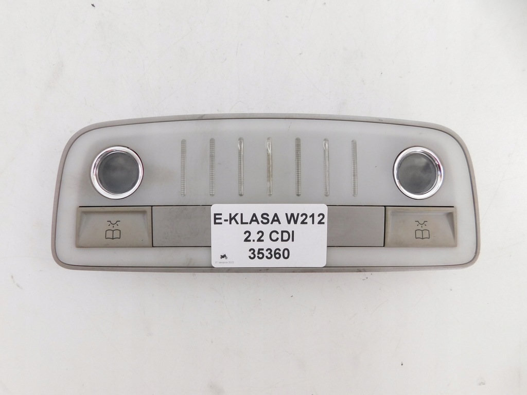 фото №1, Mercedes e-klasa w212 2.2 cdi лампа стельовий