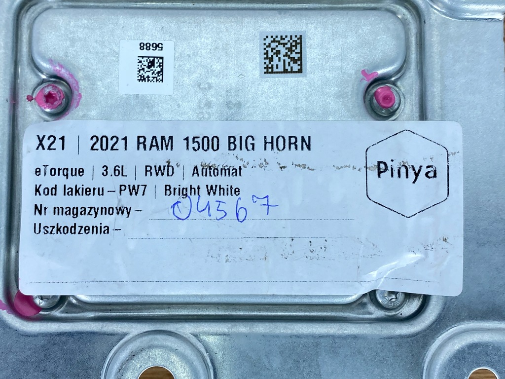 фото №6, Датчик модуль блок управления подушек подушка безопасности dodge ram 1500 2019+