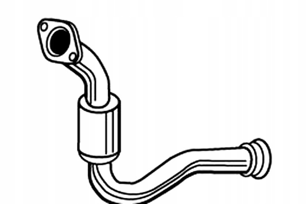 фото №2, Труба выхлопная передняя renault clio ii 1.9 d03 98- starline