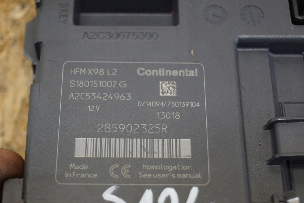 фото №6, Зчитувач карти карта renault clio iv 285902325r