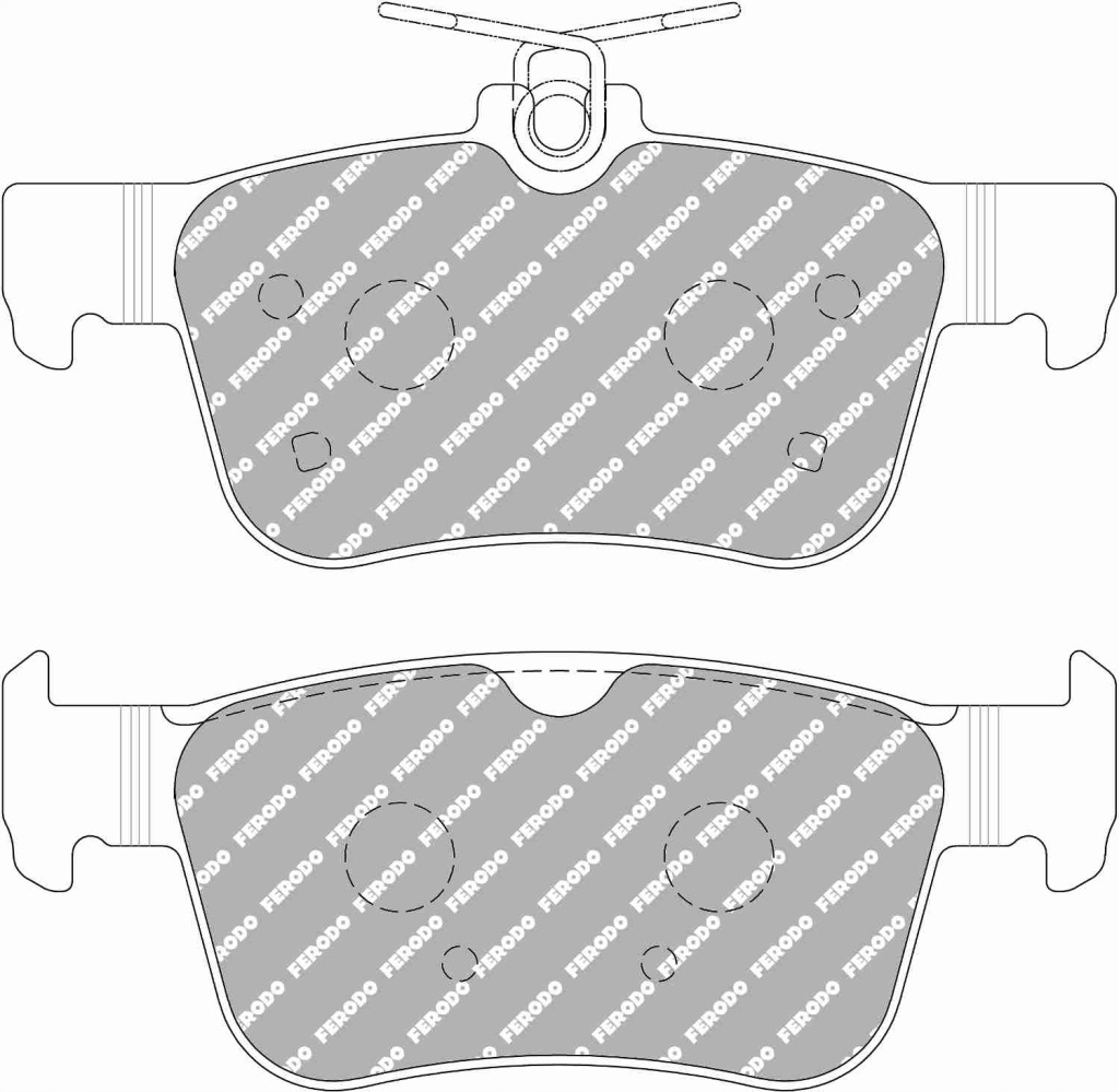 фото №2, Ferodo ds2500 задня honda civic x 1.0 1.5 2.0 type-r