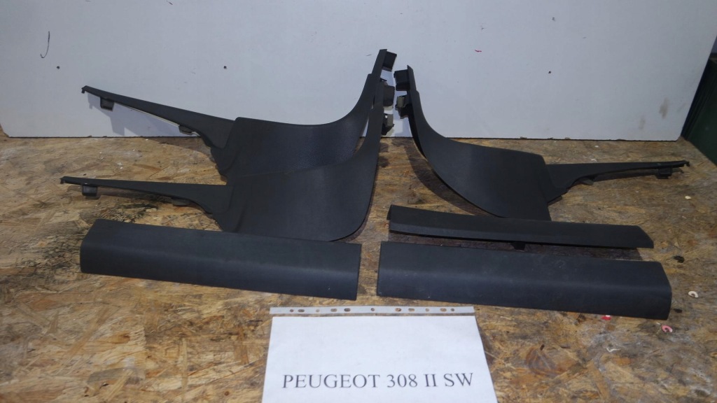 фото №1, Молдинг пластик захист поріг peugeot 308 ii sw 9677521777 9677430977