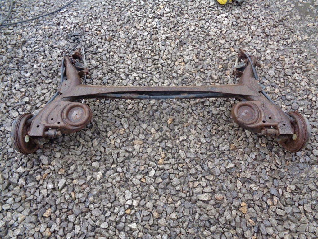 фото №8, Балка задняя подвеска oś задняя тяга тормозные барабаны fiat 500 07-