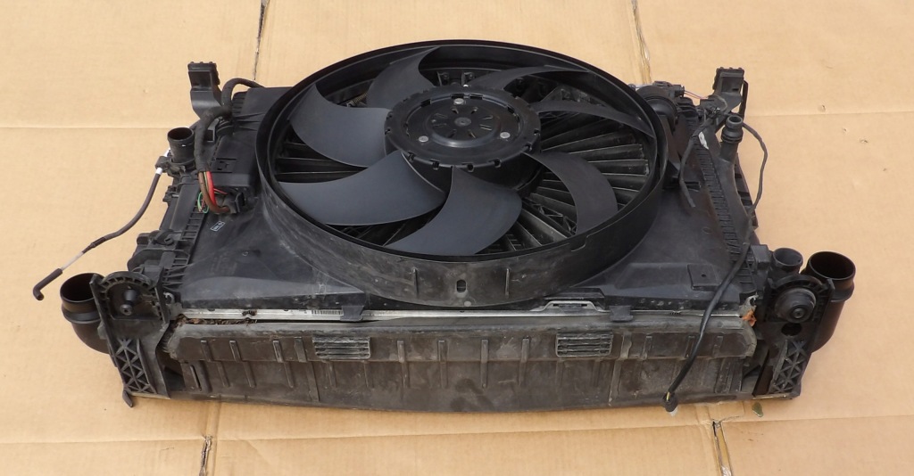 фото №4, Mercedes w246 b180 cdi комплект радіатор з вентилятор