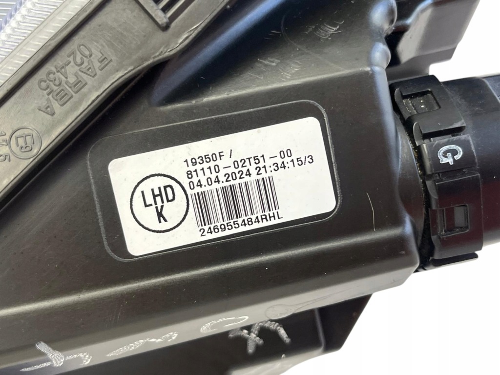 фото №8, Toyota corolla e21 sedan лампа перед правая full led europa 81110-02t51-00