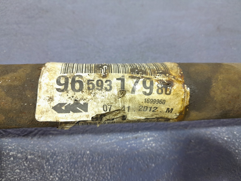 фото №4, Peugeot 207 i lift 1.4 hdi приводной вал перед правая 9659317980