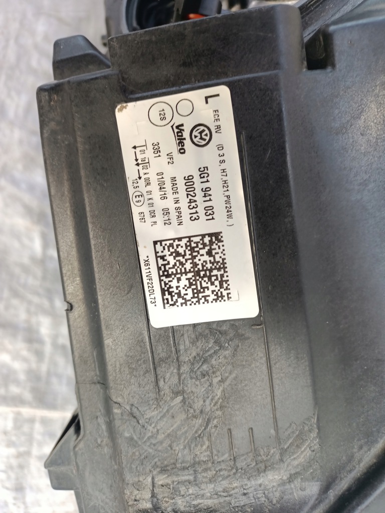 фото №8, Vw golf 7 vii 5g1 лампа передня ліва ксенон