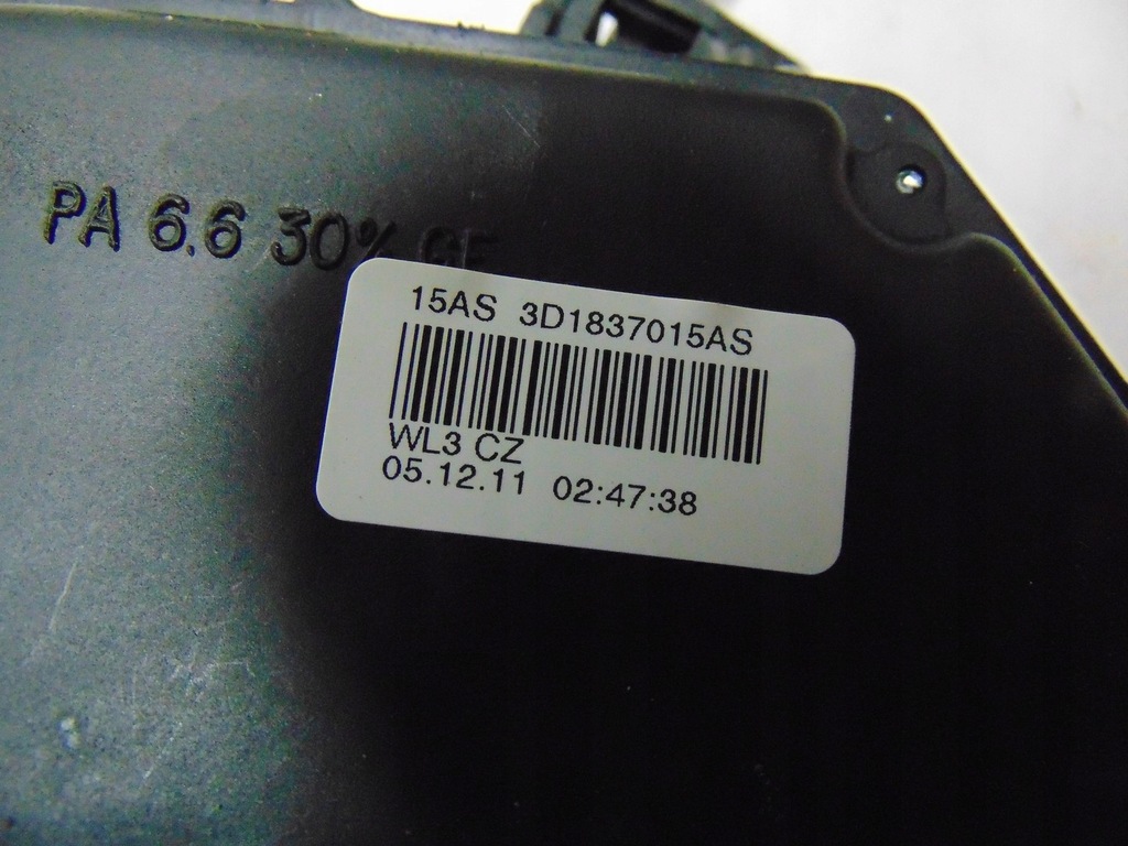 фото №9, Замок дверь левый перед vw touran 2010-2015 9pin 3d1837015as europa
