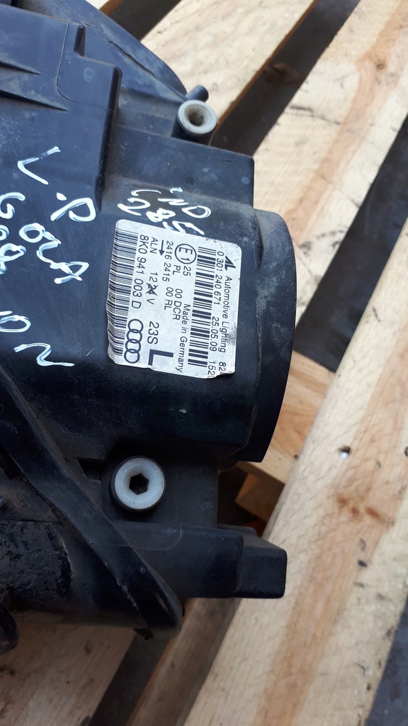 фото №8, A4 b8 s4 лампа левый перед передняя uk