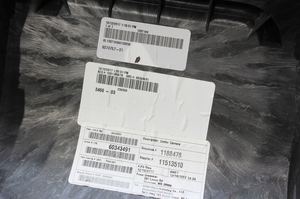 фото №7, Тунель середній підлокітник червоний bmw g02 x4