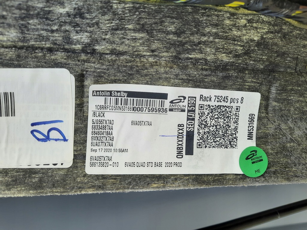 фото №9, Dodge ram 1500 19- потолок quad cab 1,5 usa