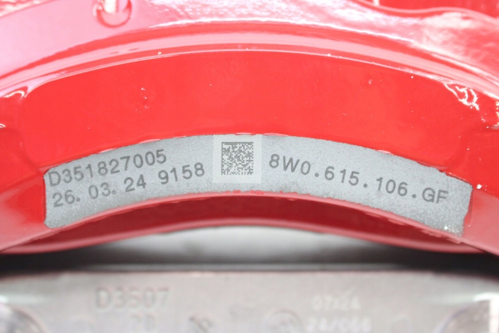 фото №10, Audi rs4 rs5 суппорт тормоза 8w0615108al 8w0615106gf 4m0698151bj тормозной o