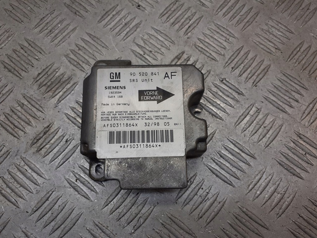 фото №1, Модуль подушка безпеки opel astra g 90520841