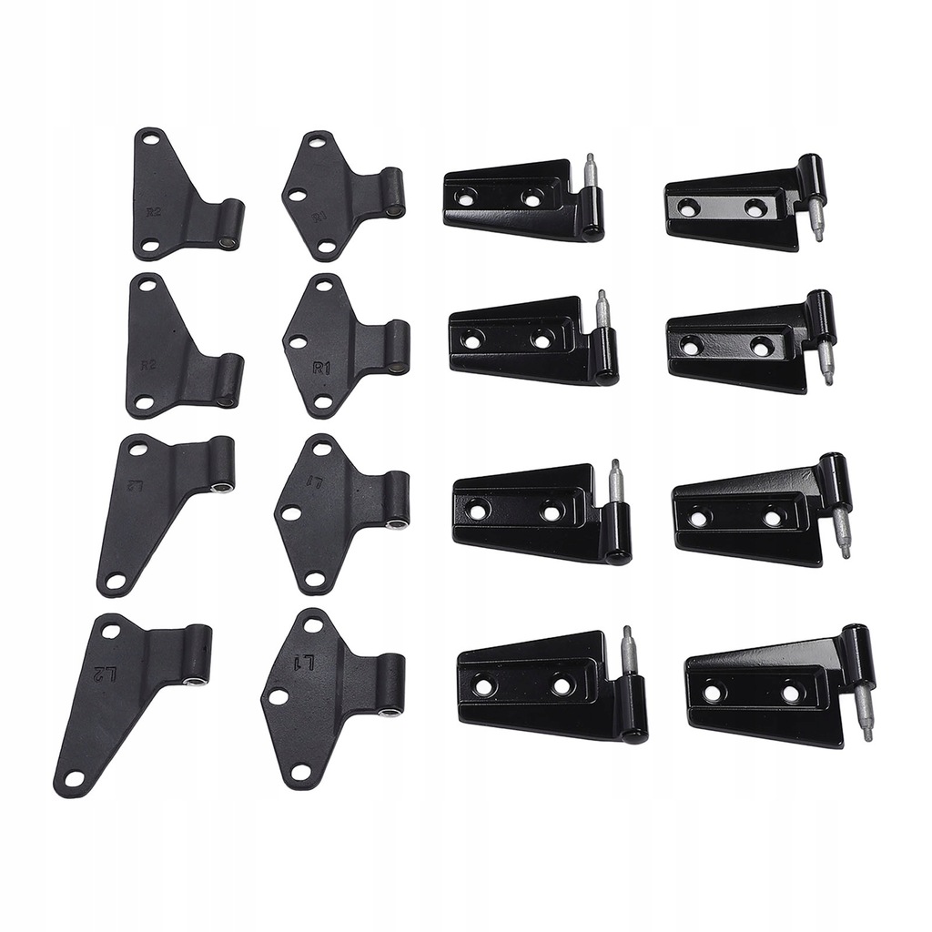 фото №7, 16pcs 4 -дверные набор петля петля с болтами 55395392ae black rj