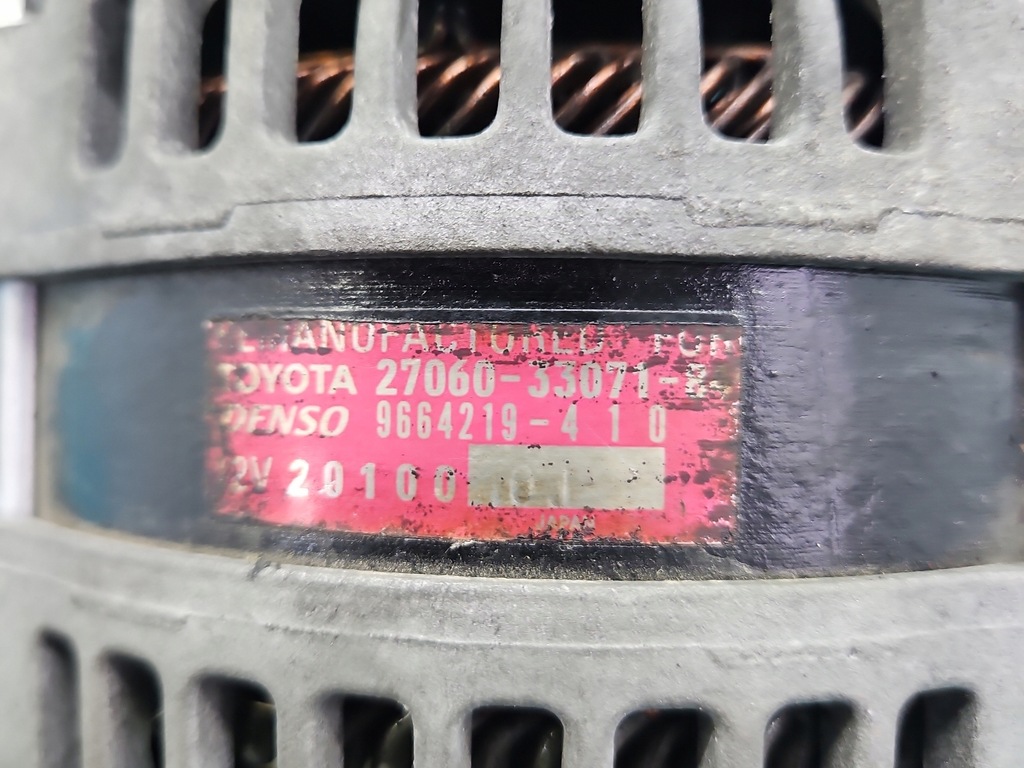 фото №6, Test генератор toyota corolla e12 27060-33071 1.4 d4d