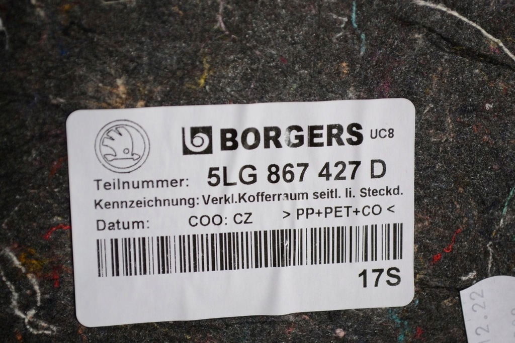 фото №5, Skoda enyaq молдинг багажника левая iv 50 2023 rhd