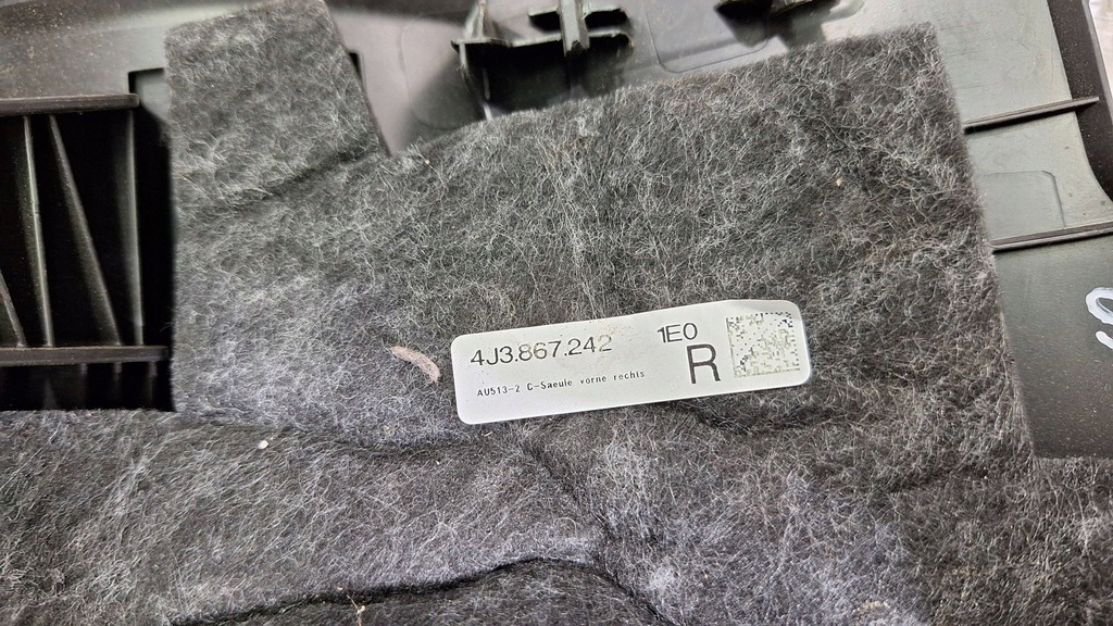 фото №5, Защита средняя стойка правая 4j3867242 audi rs e-tron gt