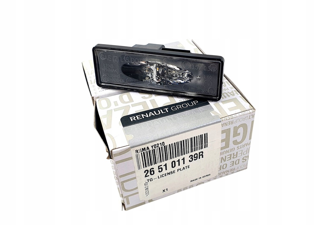 фото №1, Лампа подсветка номерного знака регистрационный led dacia logan iii