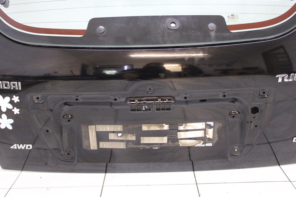 фото №7, Hyundai tucson i 2004r- крышка багажника крышка багажника - eb - код лакокрасочного покрытия